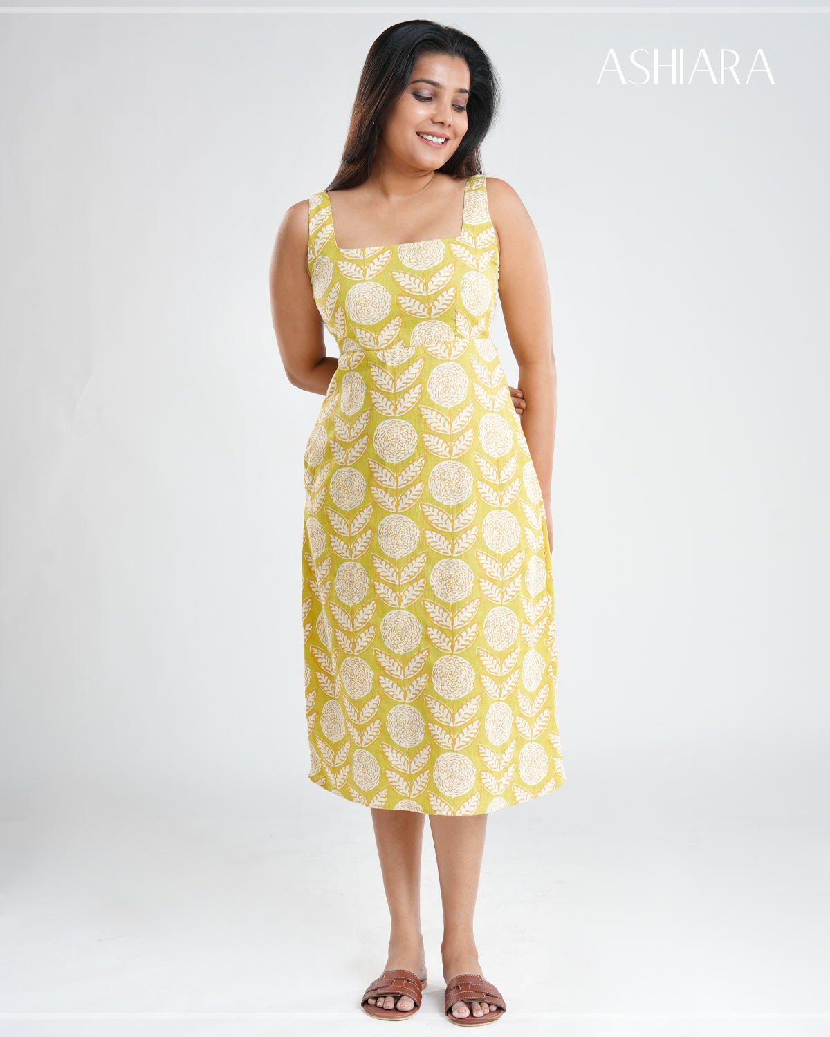 LANA MIDI DRESS- Floral