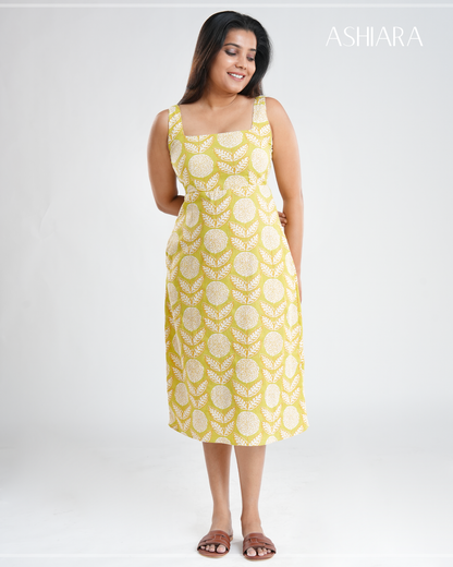 LANA MIDI DRESS- Floral