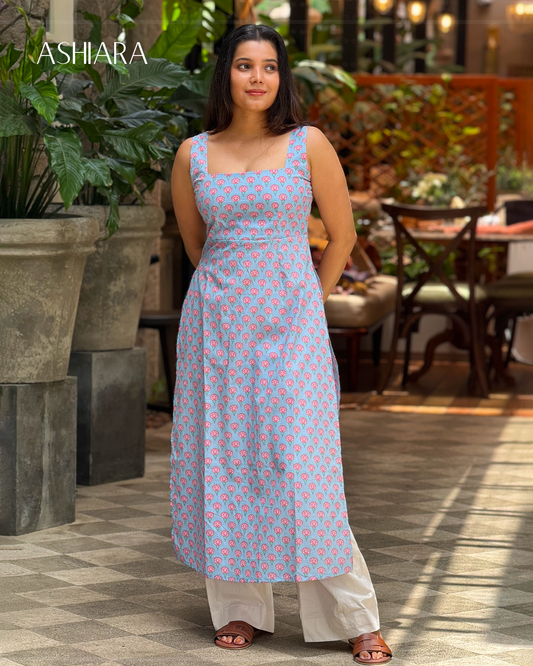 TARA Kurta- Blue