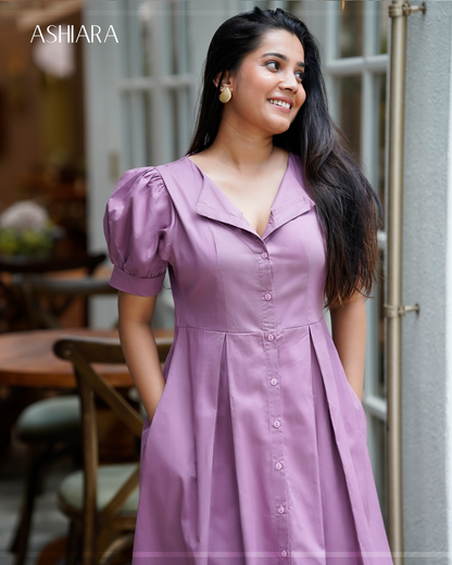 CATHY Dress - Mauve