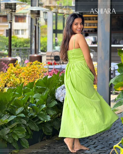 PRINCESS MAXI DRESS - Green