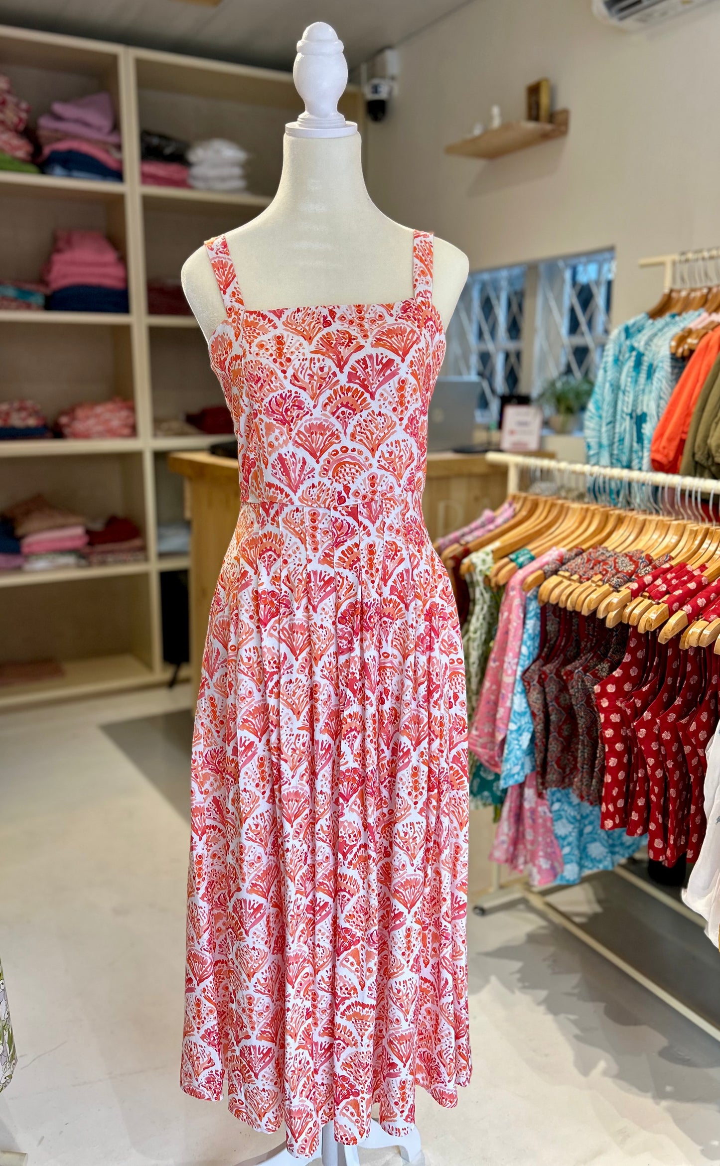 CLARA MAXI DRESS -Orange