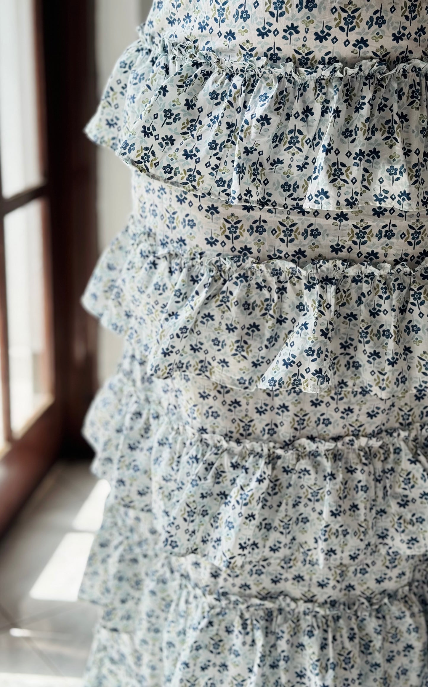 Paisley Ruffle Skirt