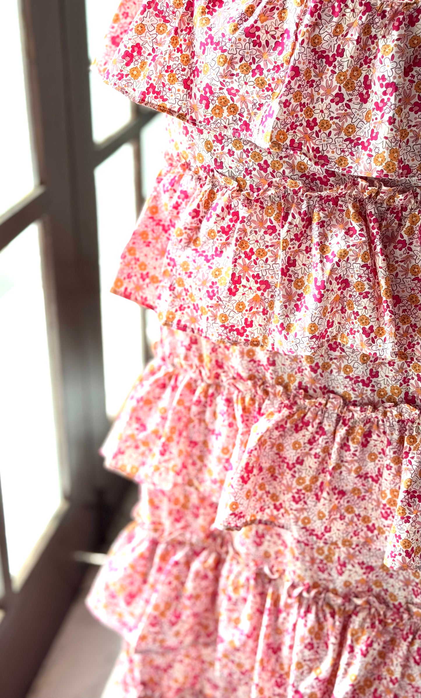 Paisley Ruffle Skirt
