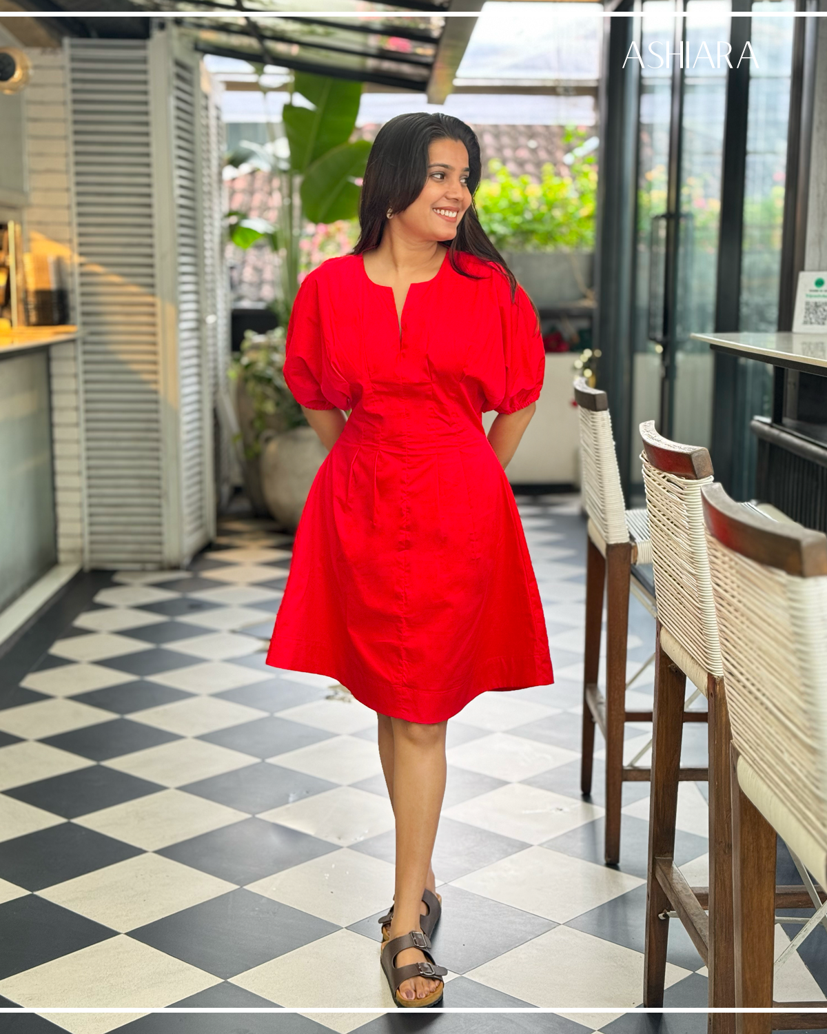 Cannes Mini Dress- Red