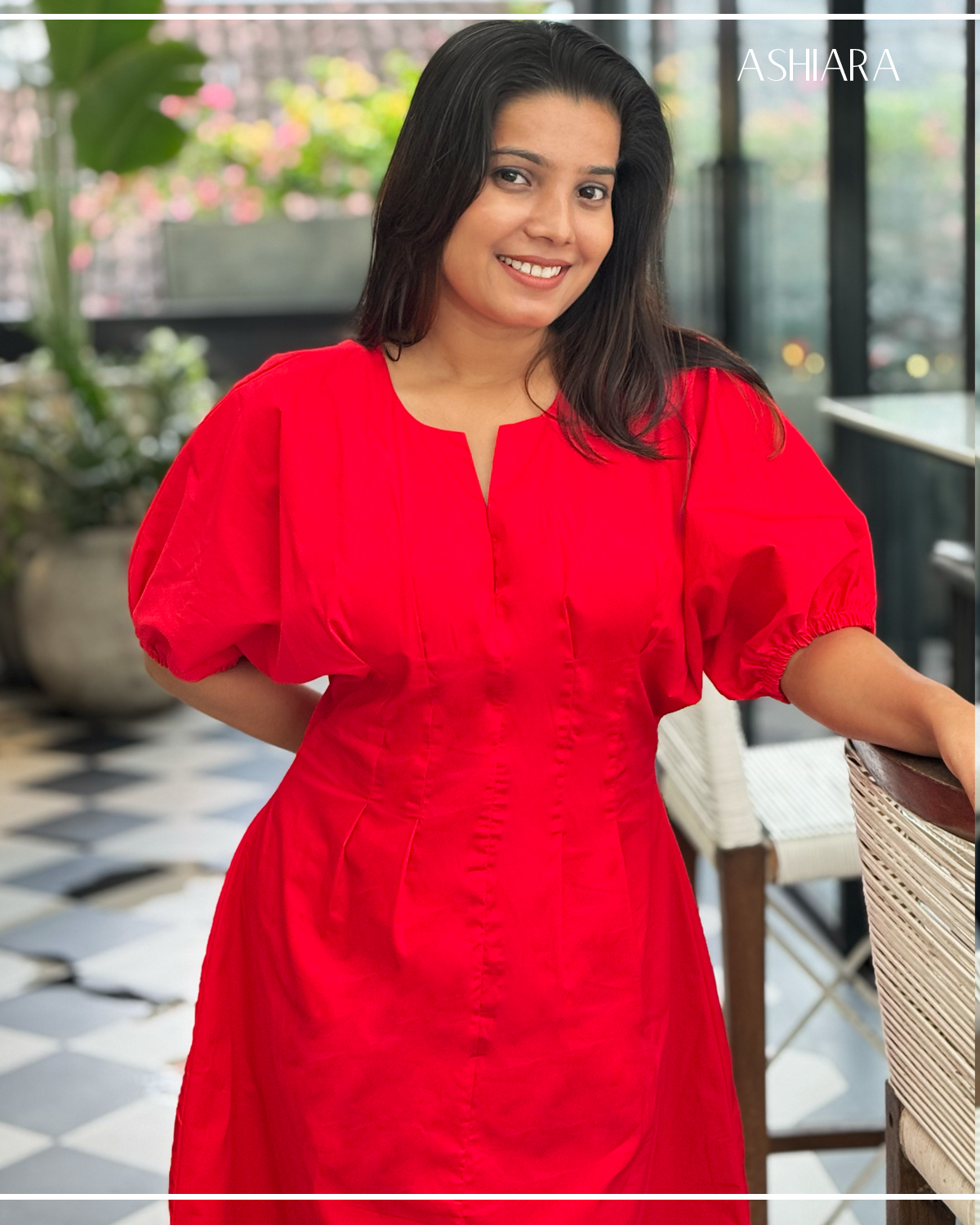 Cannes Mini Dress- Red