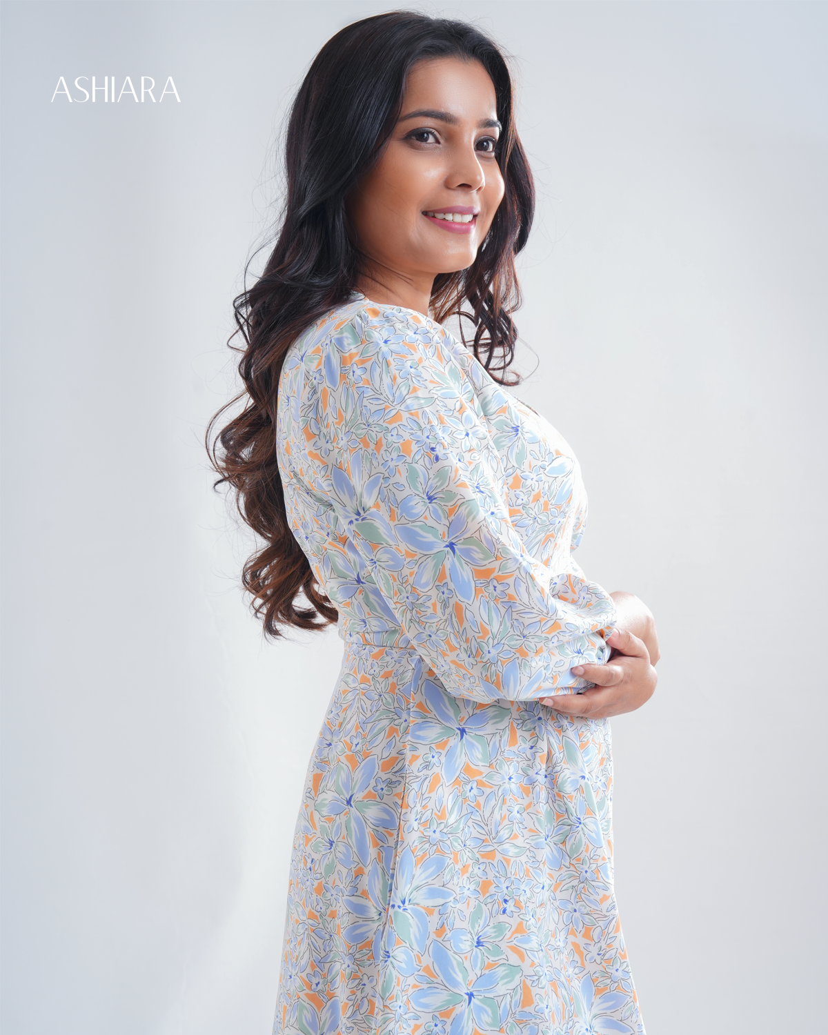 Elora Wrap Mini Dress