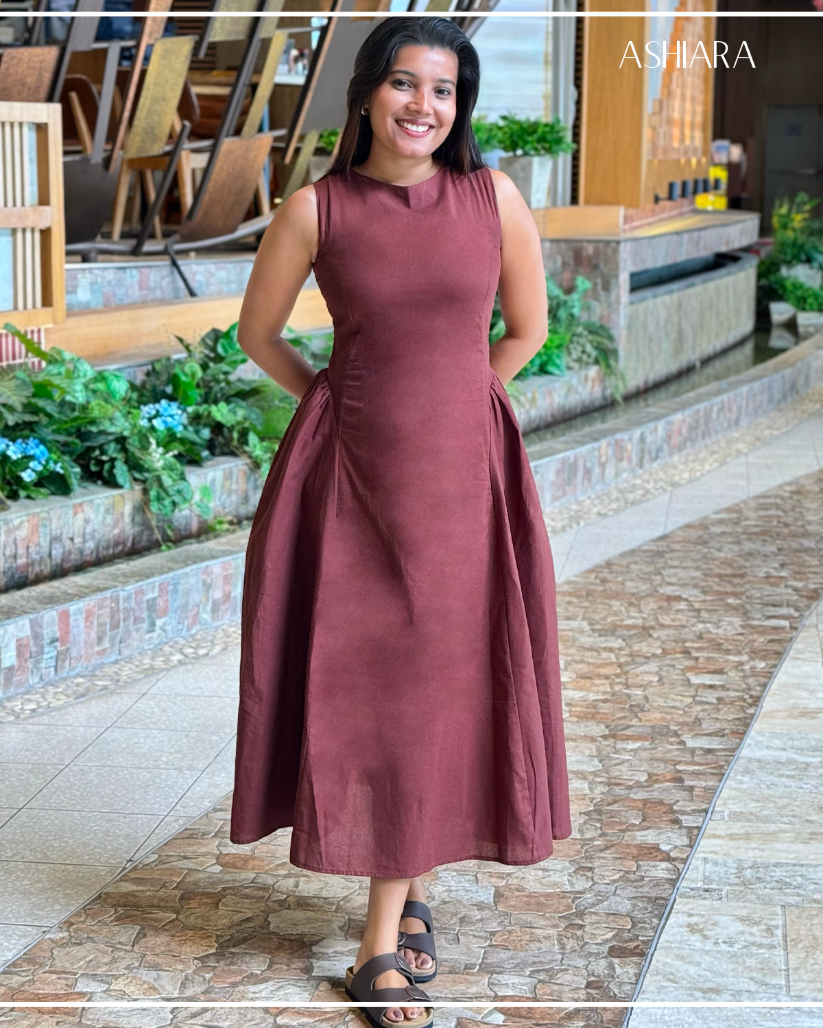 Merlot Midi Dress