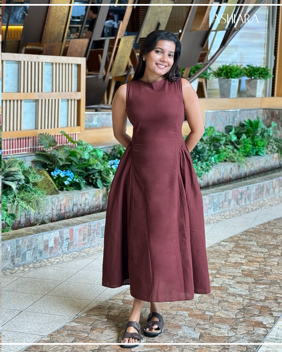 Merlot Midi Dress