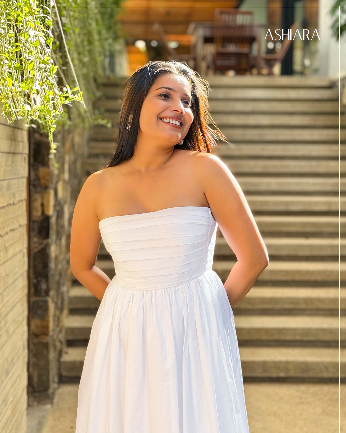 Princess Midi Dress- White