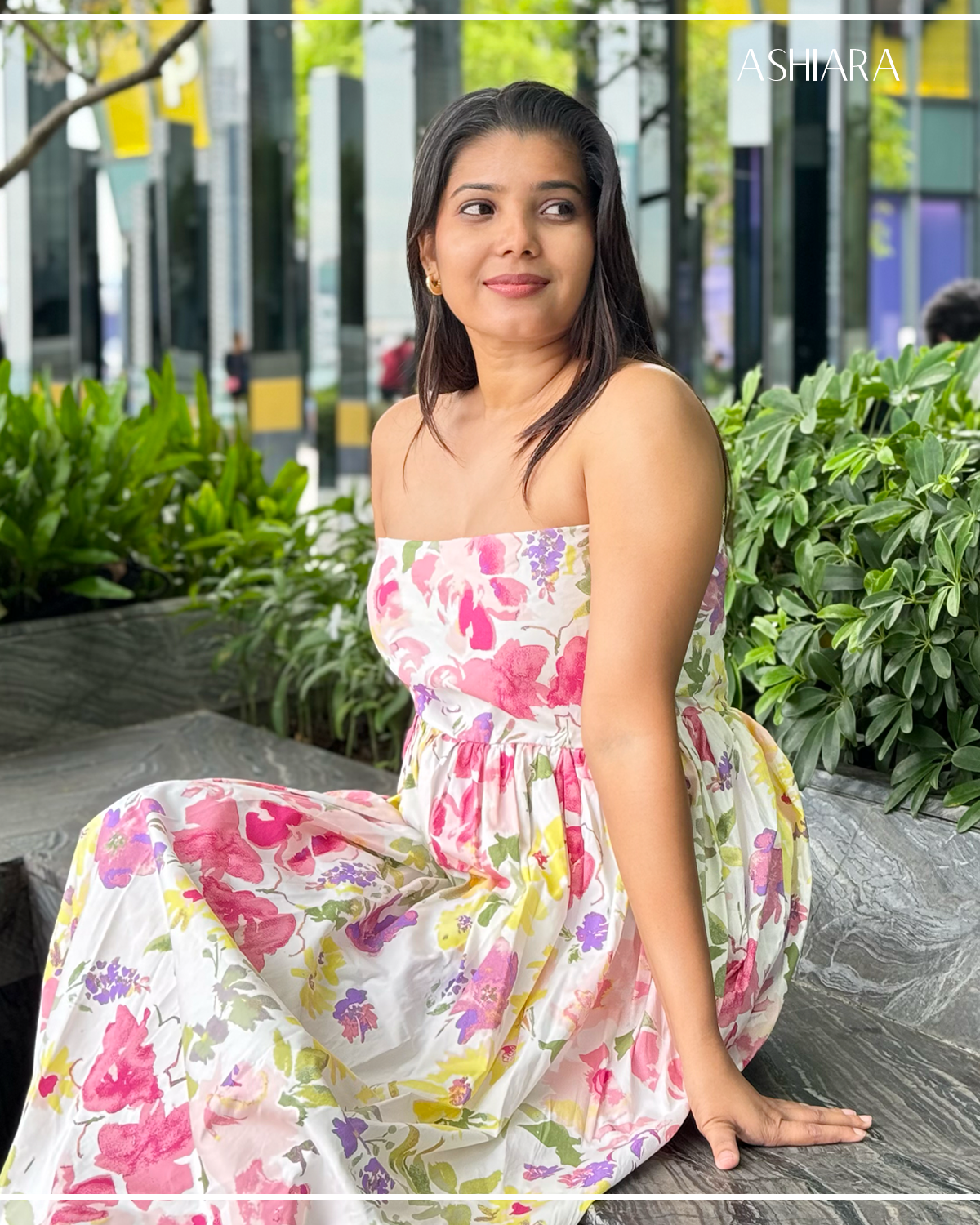 Pastel Bloom Midi Dress