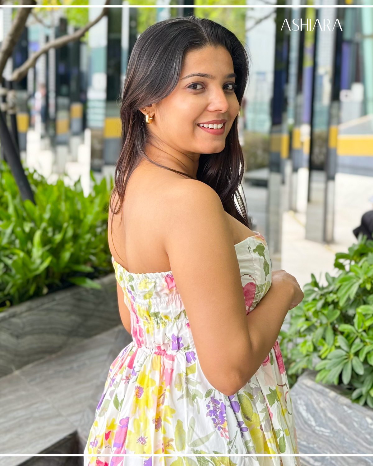 Pastel Bloom Midi Dress