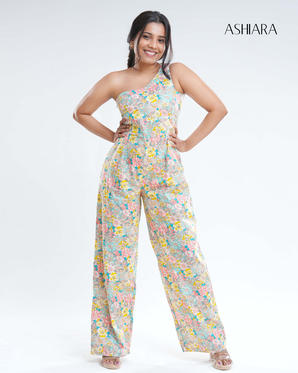 Serene Jumpsuit- Tropical Bloom