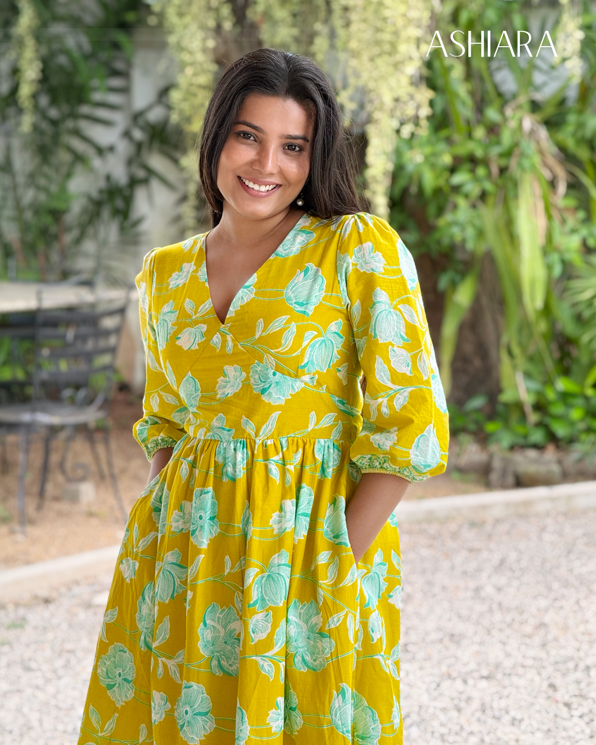 LE'LUSIA MIDI DRESS- Yellow