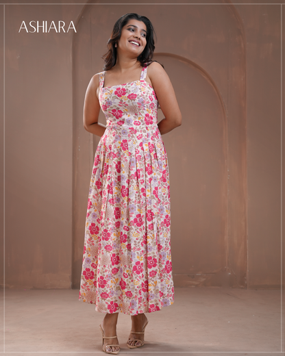 CLARA MAXI DRESS -Pink