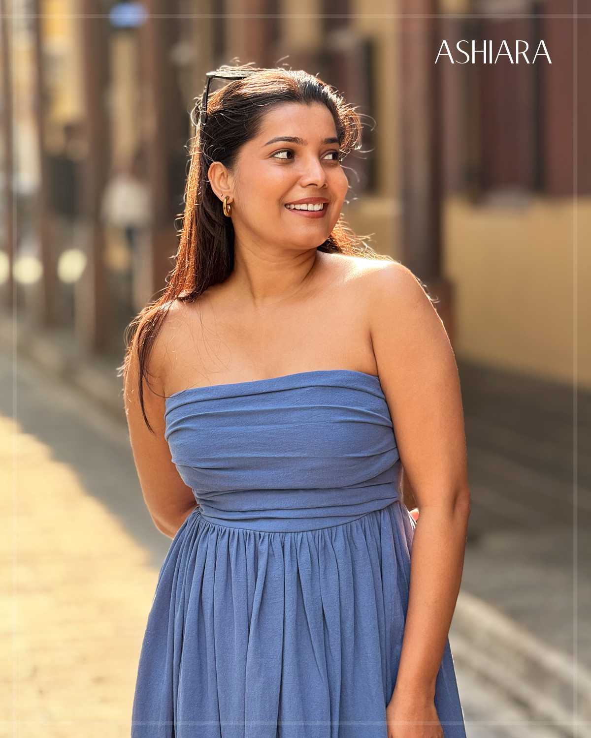 SKY MIDI DRESS
