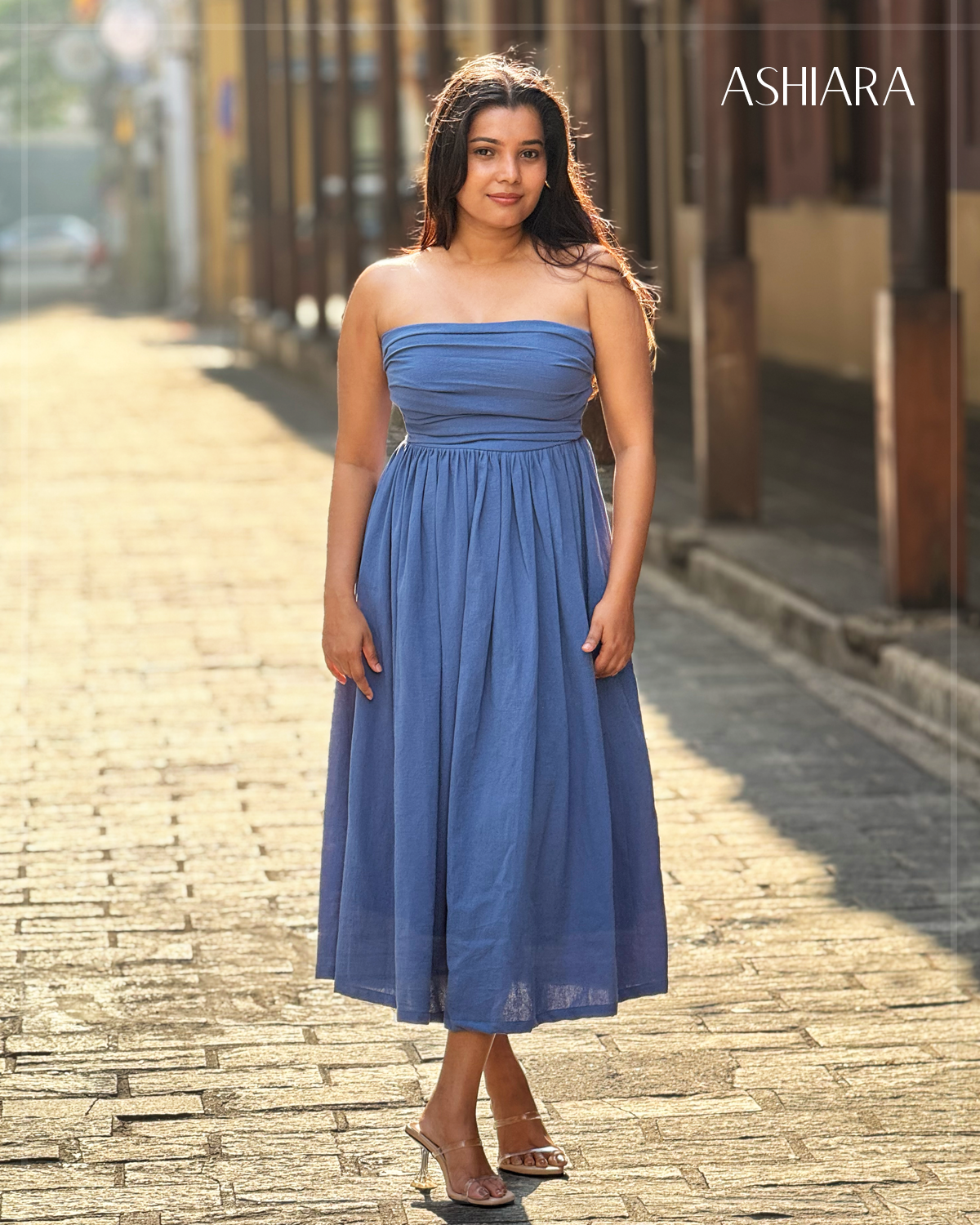 SKY MIDI DRESS