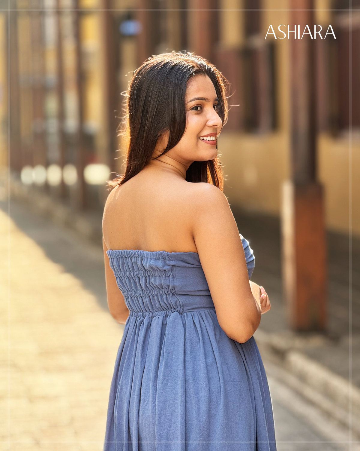 SKY MIDI DRESS
