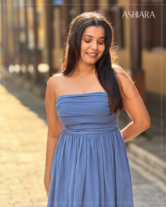 SKY MIDI DRESS