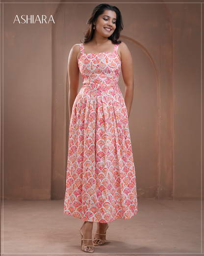 CLARA MAXI DRESS -Orange