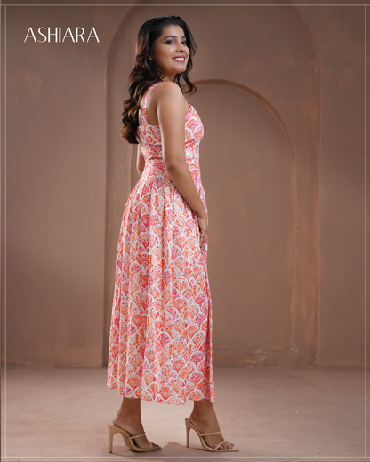 CLARA MAXI DRESS -Orange