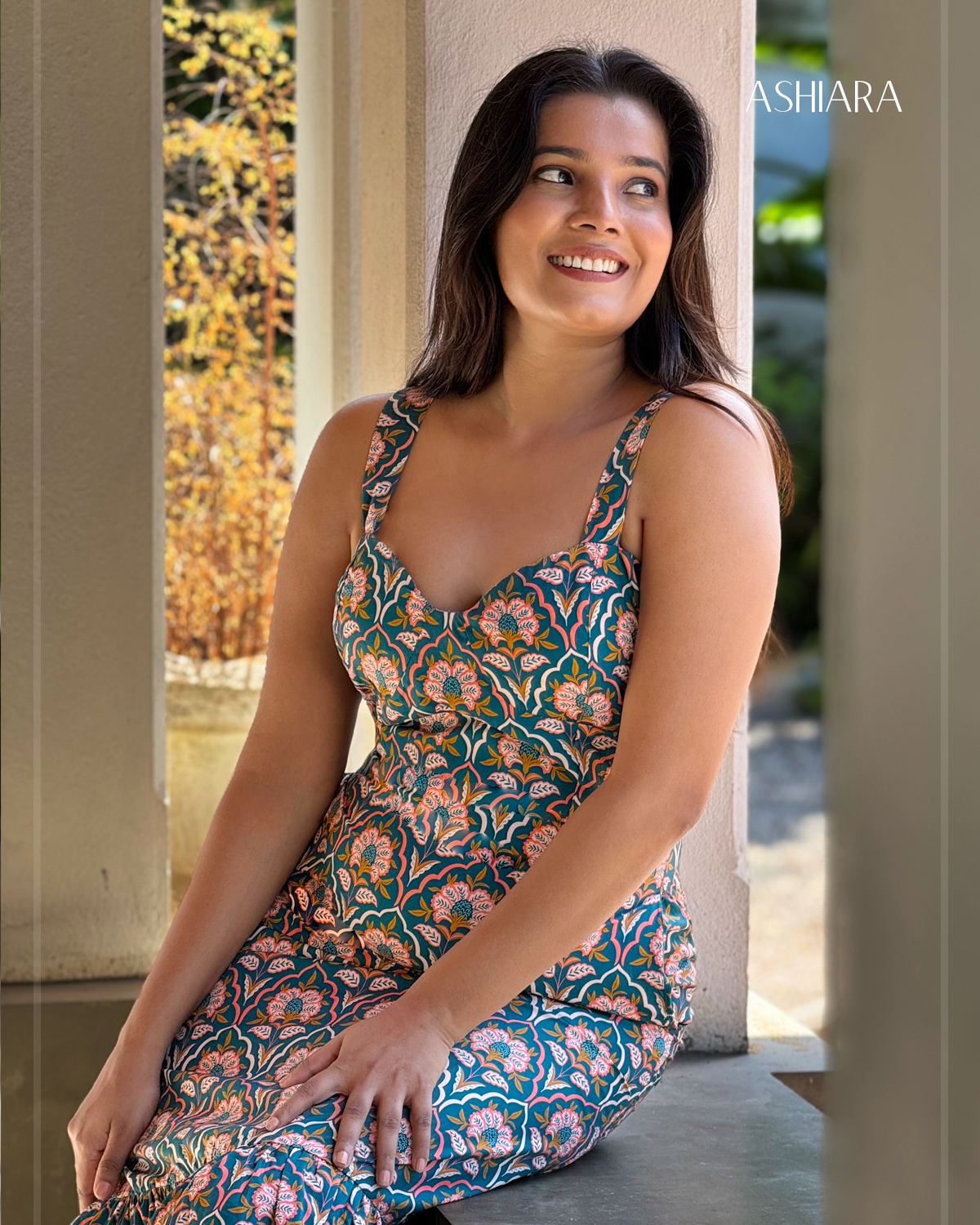 TARYA MAXI DRESS-Green