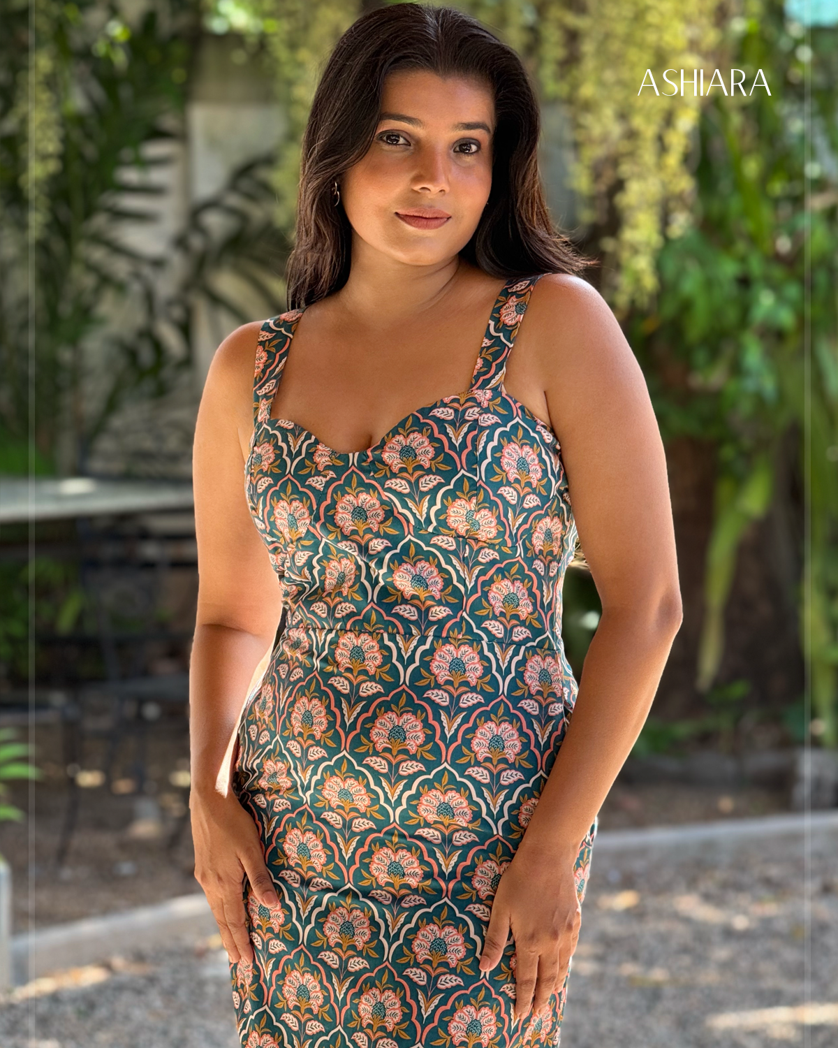 TARYA MAXI DRESS-Green