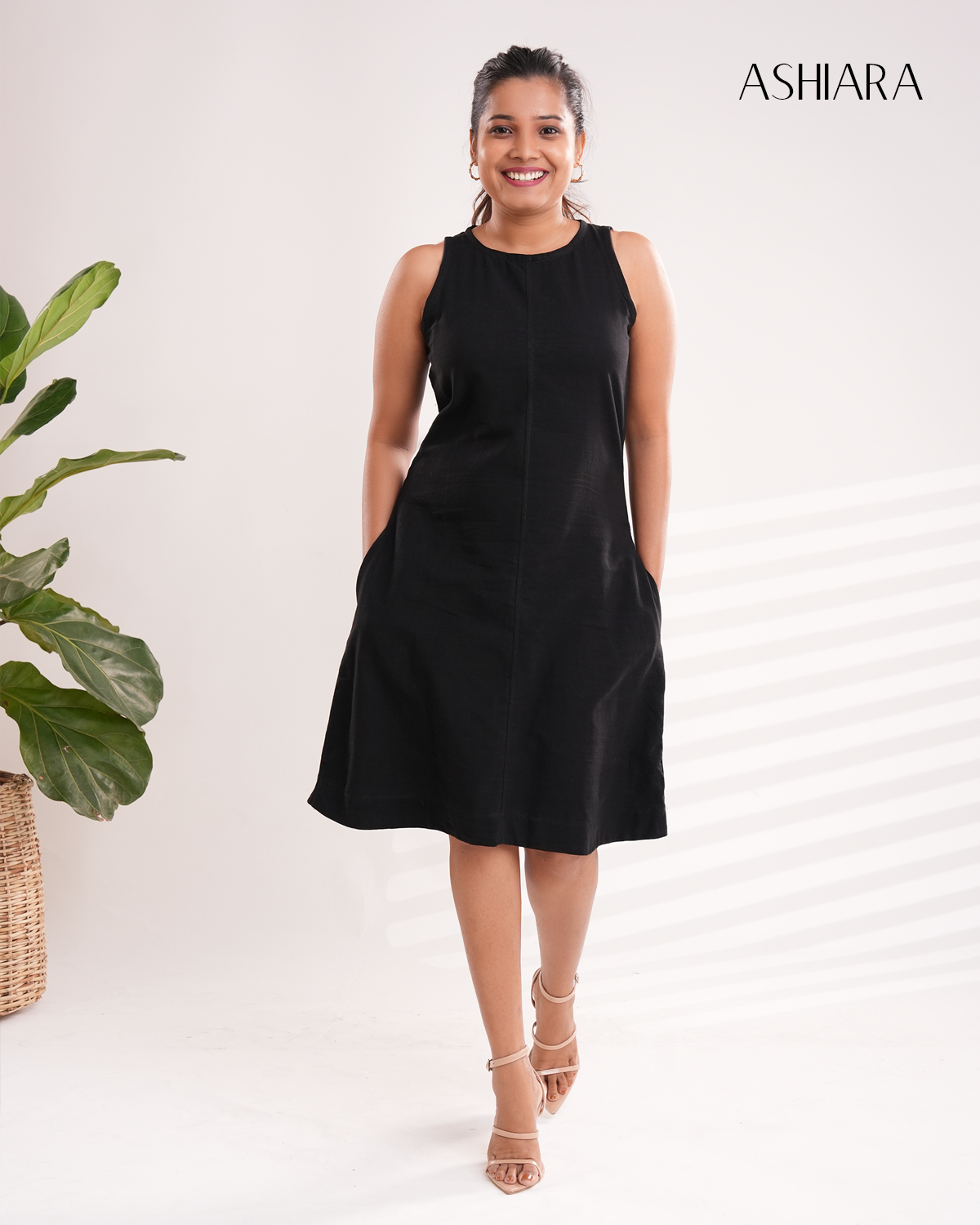 Tara Mini Dress- Black