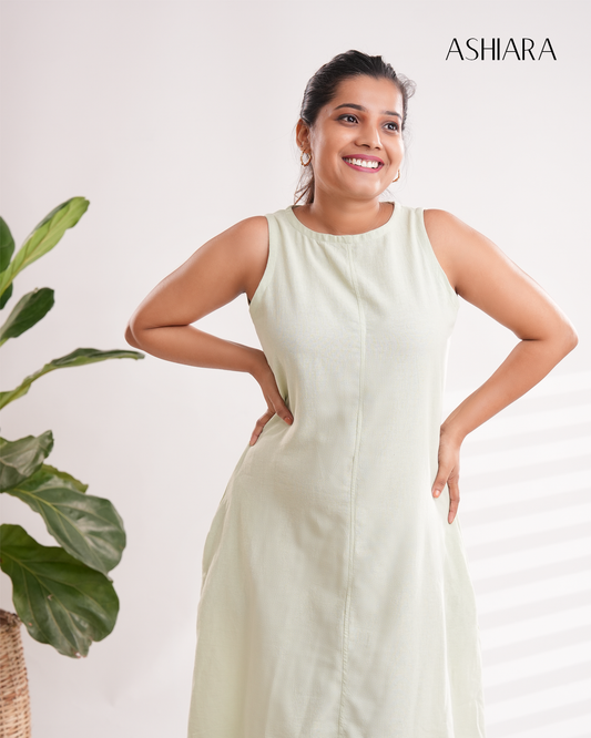 Tara Mini Dress- Mint Green