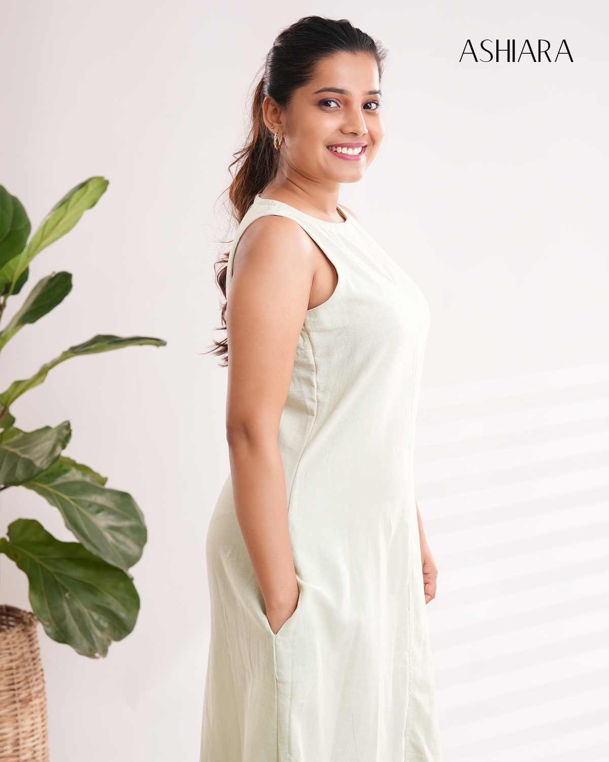 Tara Mini Dress- Mint Green