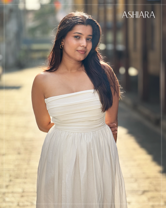CLOUDY MIDI DRESS