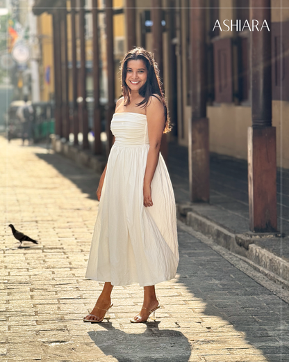 CLOUDY MIDI DRESS