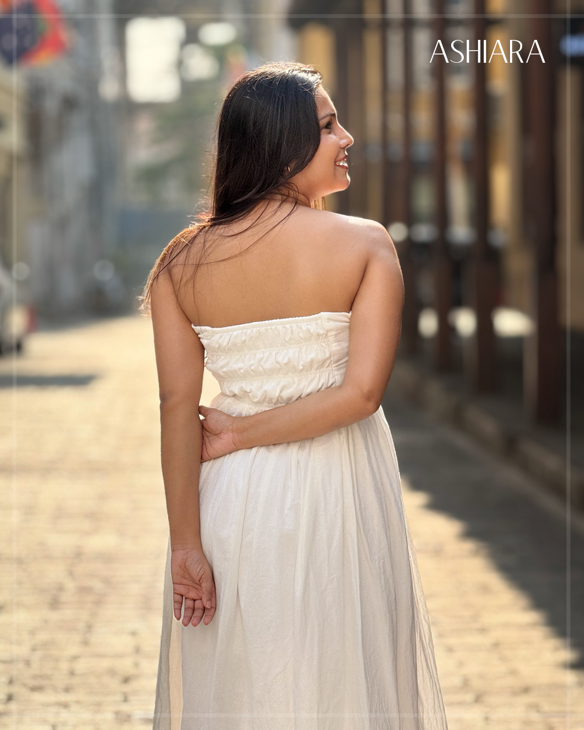 CLOUDY MIDI DRESS