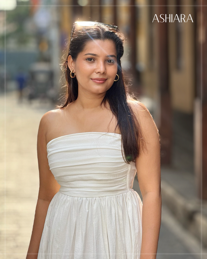 CLOUDY MIDI DRESS