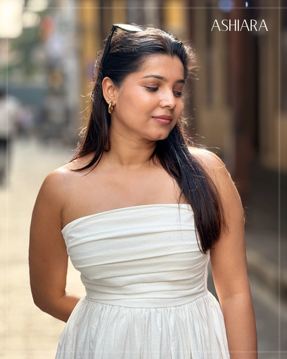 CLOUDY MIDI DRESS