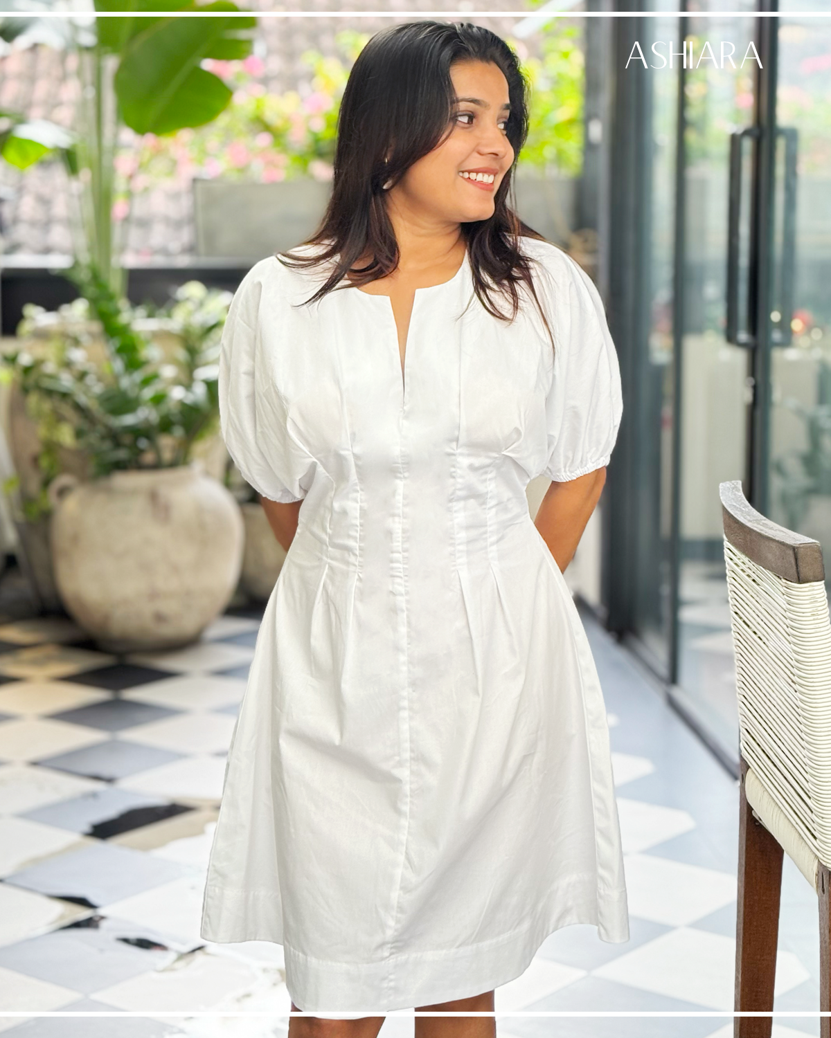 Cannes Mini Dress- White